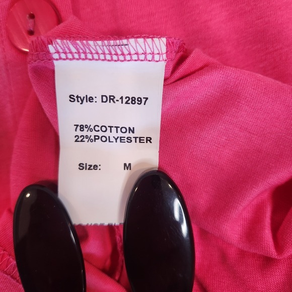 Pink Martini Collection Maureen Pink Button-Down Midi Dress - Picture 6 of 11